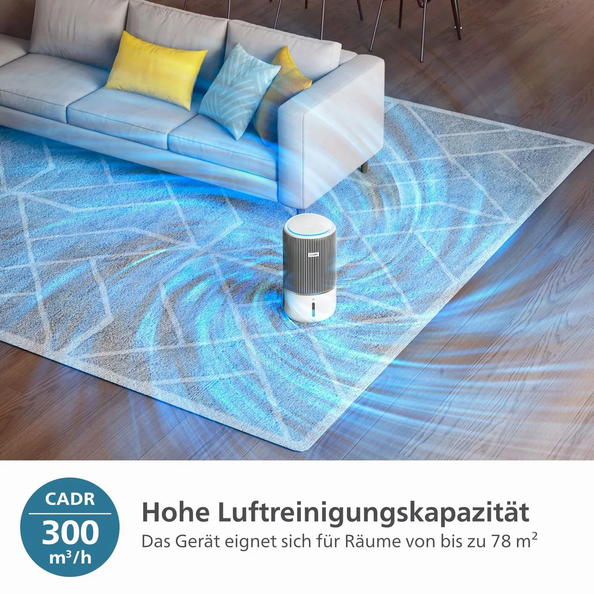 Philips AC3420/10 PureProtect Water Kombigerät, Luftreiniger & Befeuchter für 78 m² 5