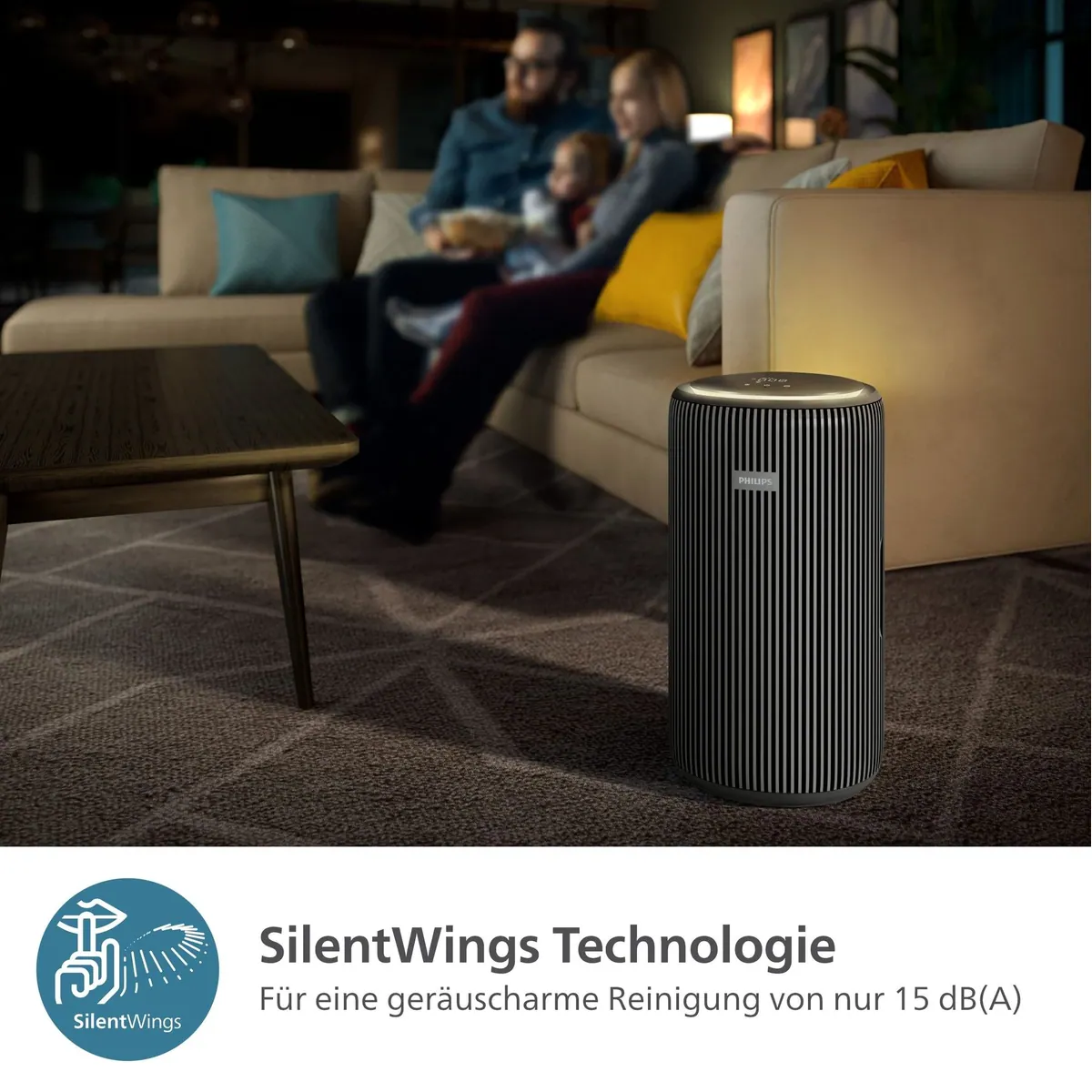 Philips PureProtect 3200 Series Luftreiniger, CADR 520 m³/h, für Räume bis 135 m², 3-Schichten-HEPA-Filtersystem 3