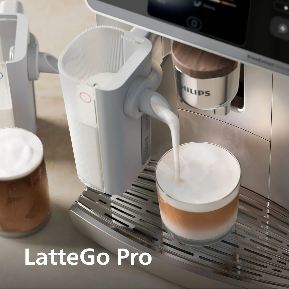 Philips EP8757/20 Kaffeevollautomat, 50 Getränke, LatteGo Pro-Milchsystem, BrewExtract Technologie 4