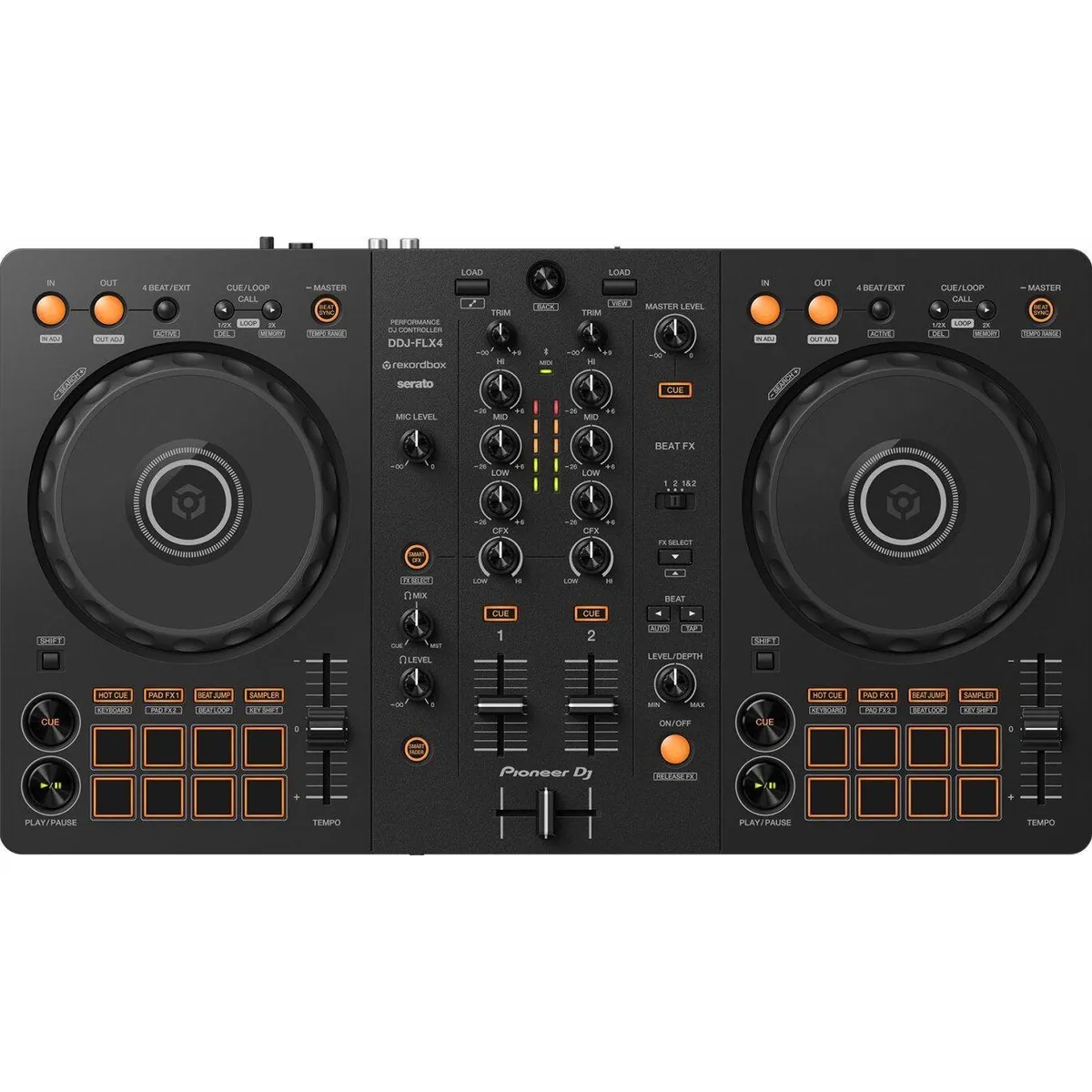 Pioneer DJ DDJ-FLX4 DJ Controller, 2-Kanal, Multi-Device Support
