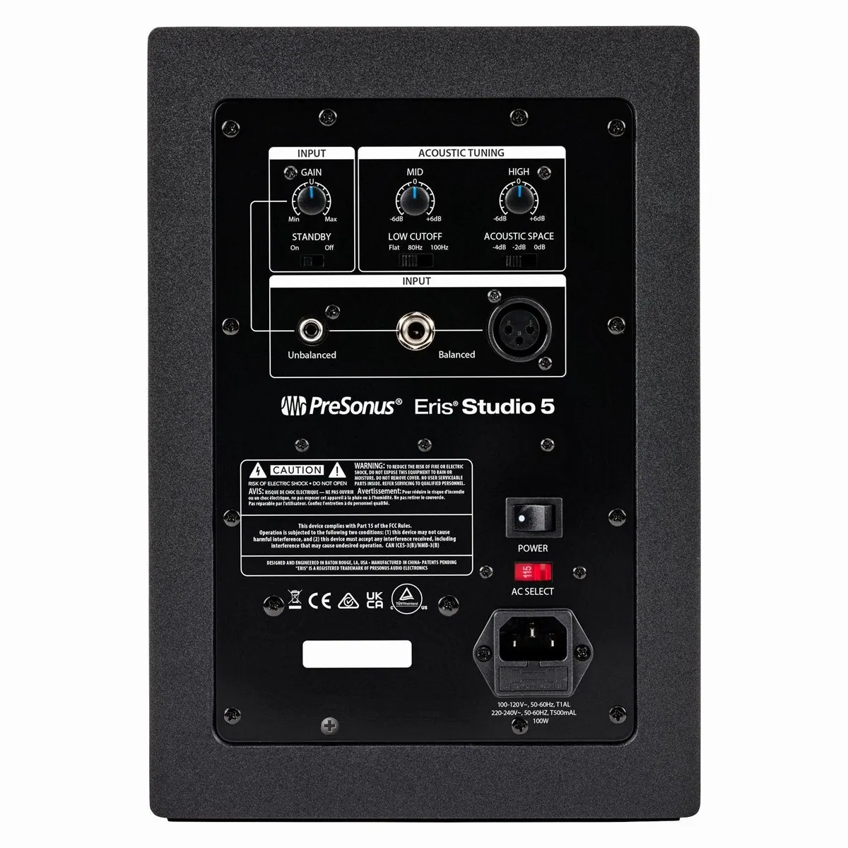 Presonus Eris Studio 5 Aktive Monitor-Box, 80 W Class-AB, präziser Klang 4