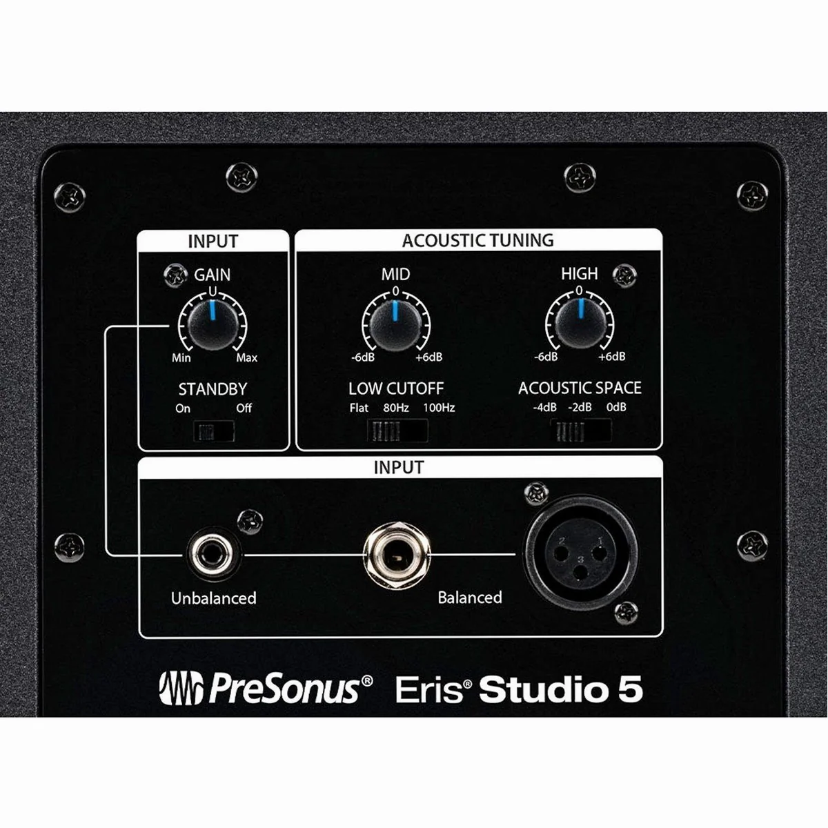 Presonus Eris Studio 5 Aktive Monitor-Box, 80 W Class-AB, präziser Klang 5