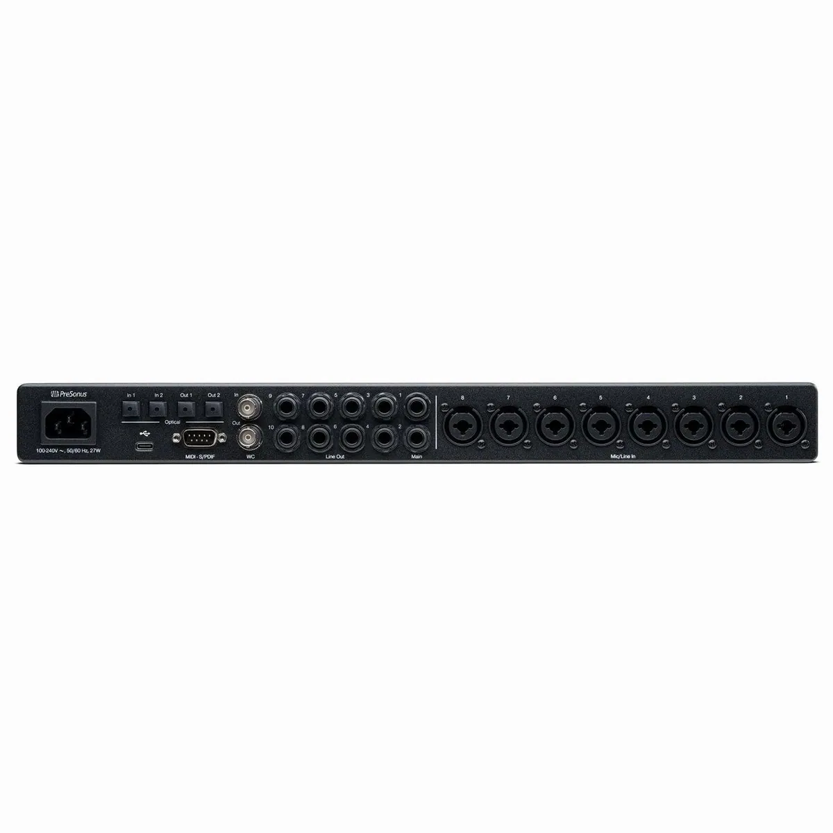 Presonus Quantum HD8 Audio-Interface, 32 Bit 192 kHz, USB-C Schnittstelle 4