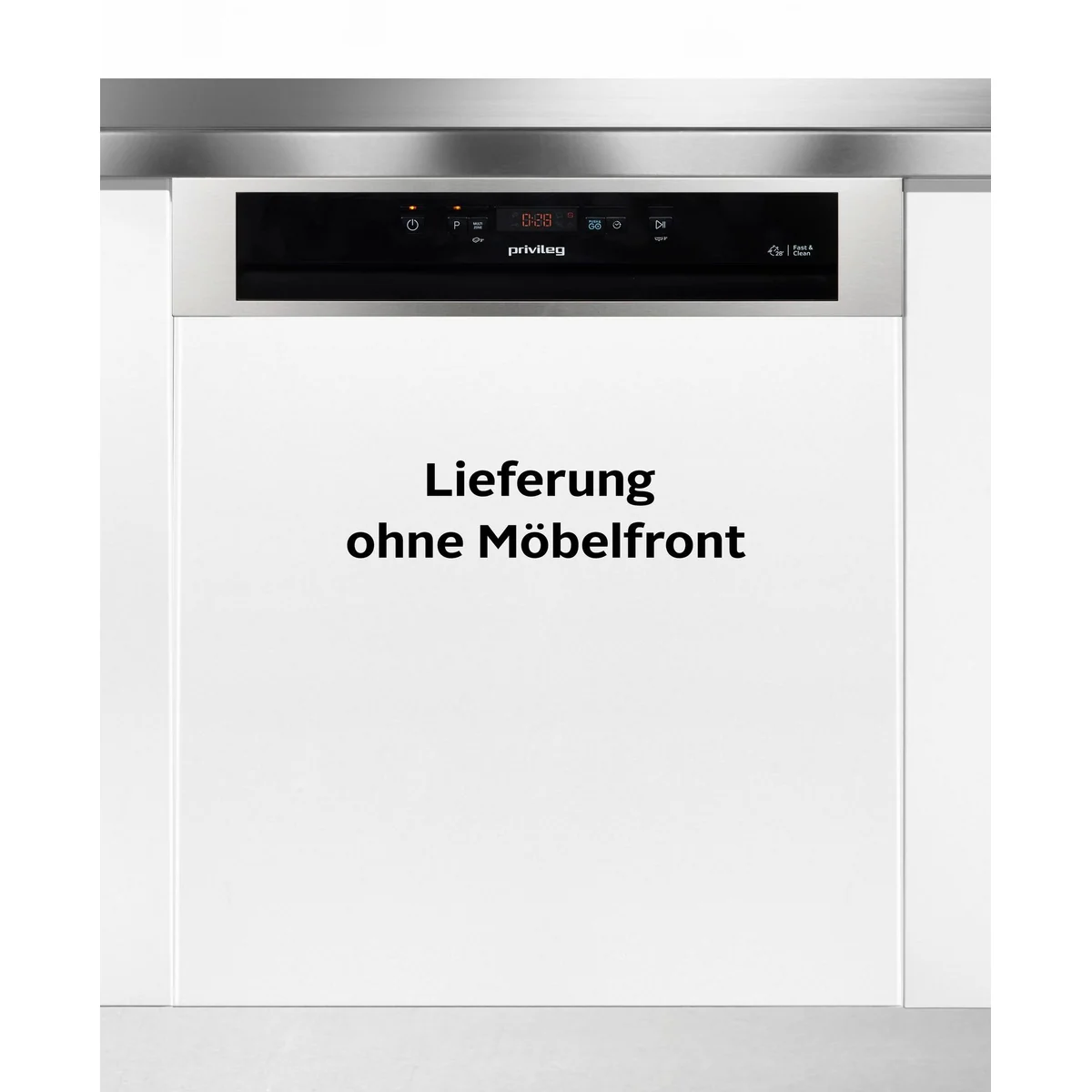 Privileg P0B ECO D541 X Geschirrspüler, 14 Maßgedecke, Fast&Clean 28’