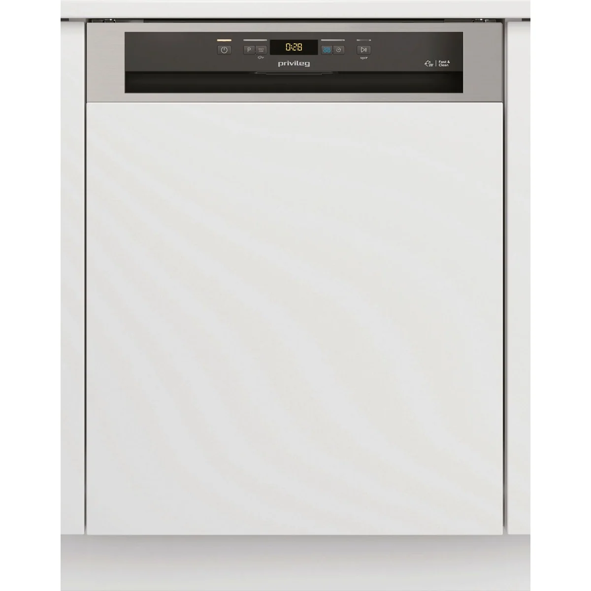 Privileg P0B ECO D541 X Geschirrspüler, 14 Maßgedecke, Fast&Clean 28’ 2