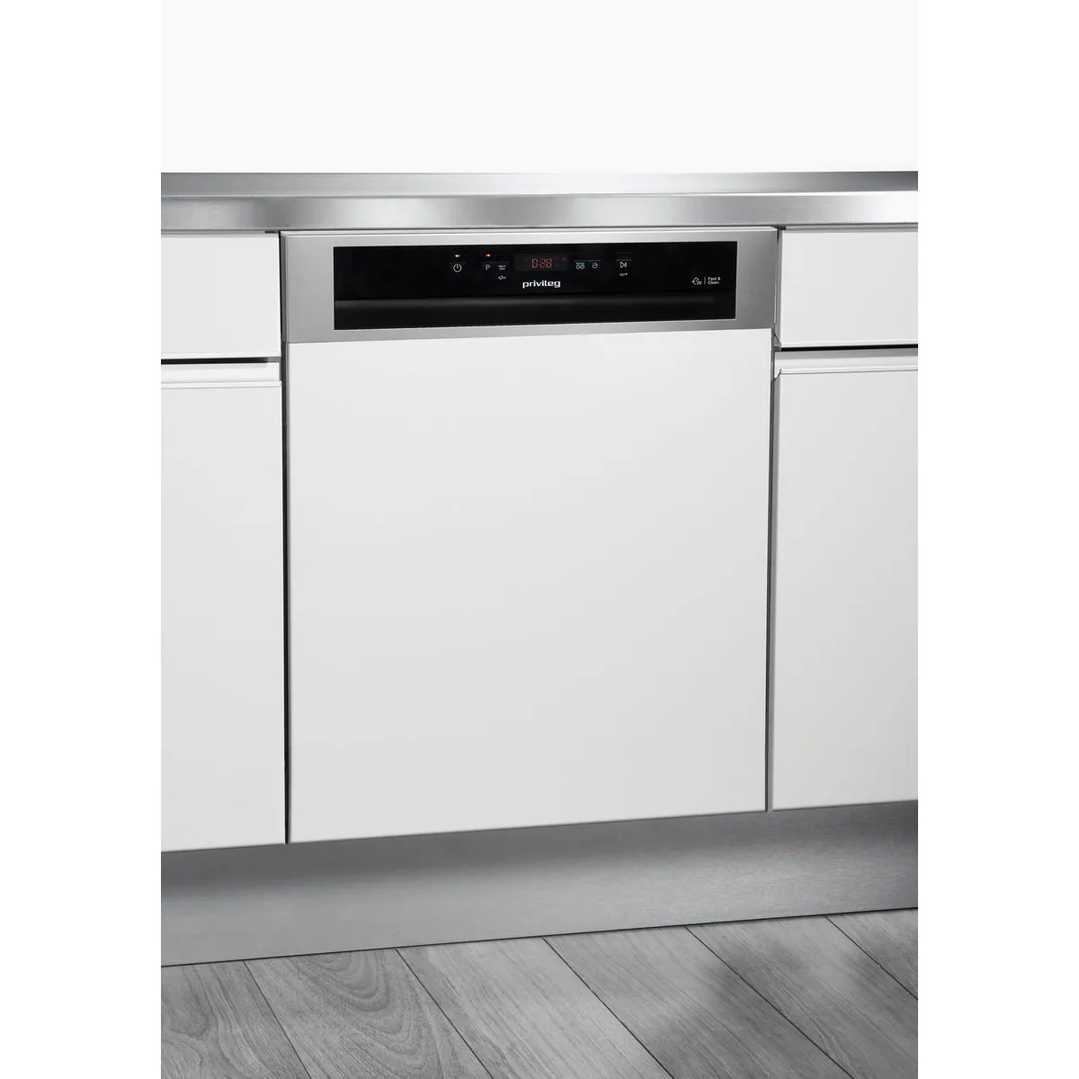 Privileg P0B ECO D541 X Geschirrspüler, 14 Maßgedecke, Fast&Clean 28’ 3
