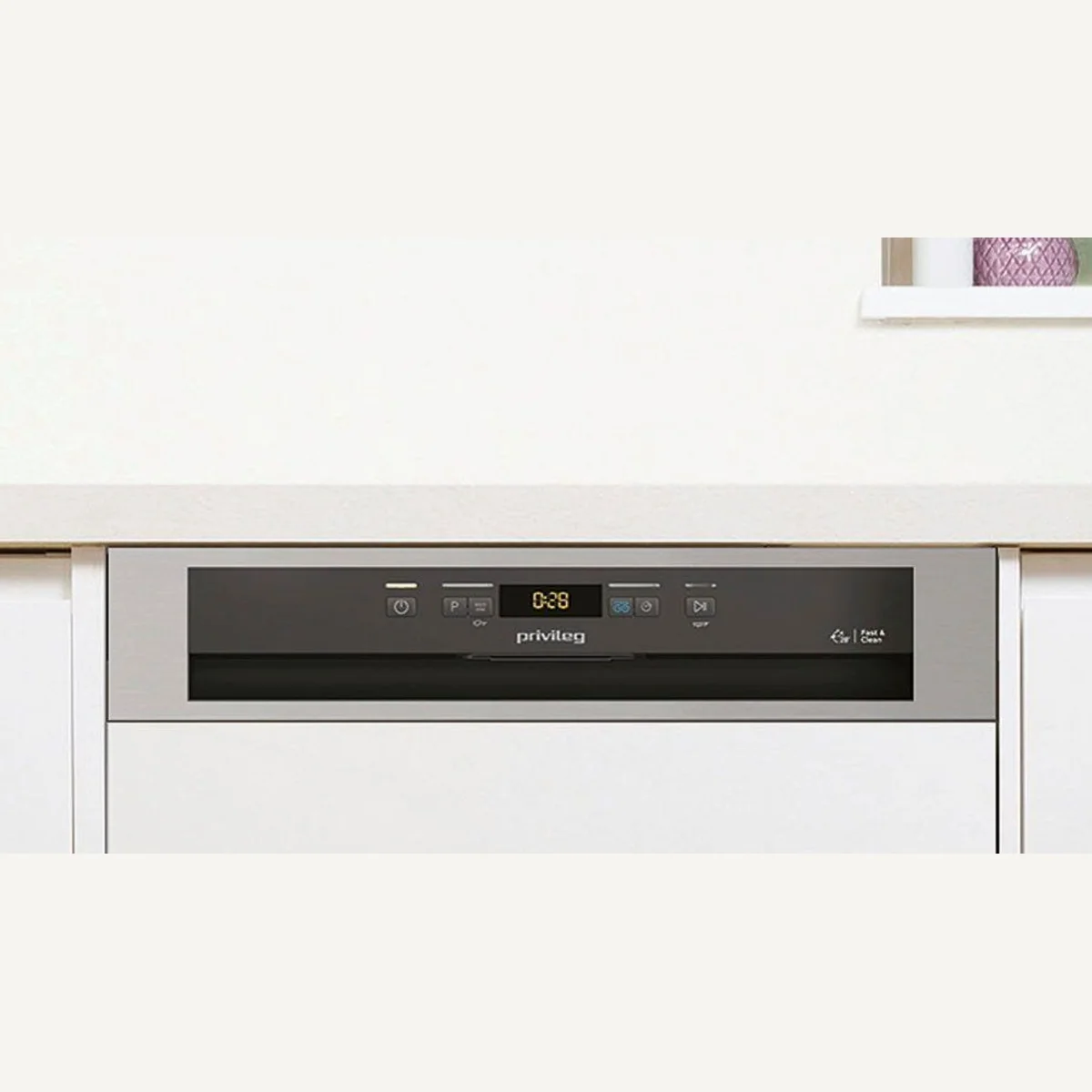Privileg P0B ECO D551 X Geschirrspüler, 14 Maßgedecke, Fast&Clean 28’ 3