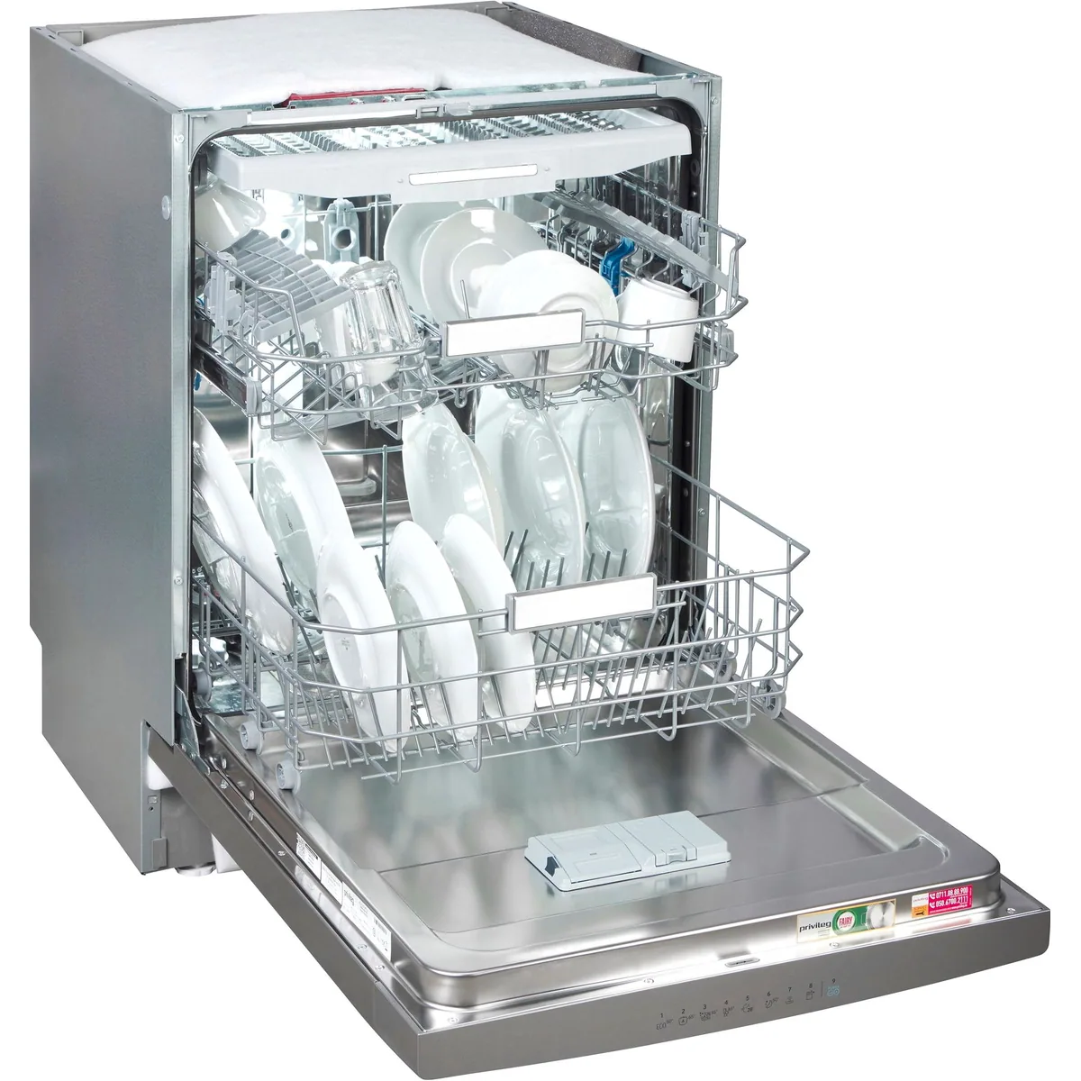 Privileg P0U ECO D551 S Unterbaugeschirrspüler, 14 Maßgedecke, Fast&Clean 28’ 4