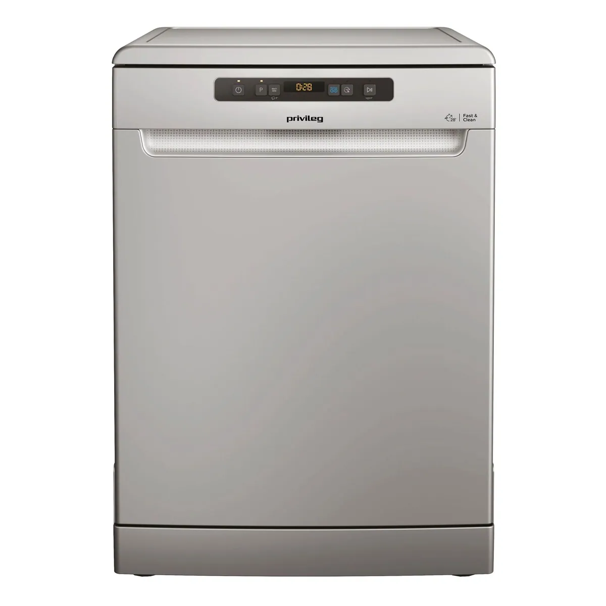 Privileg P0F ECO D551 S, 14 Maßgedecke, Fast&Clean 28’ – effizientes Spülen in Rekordzeit