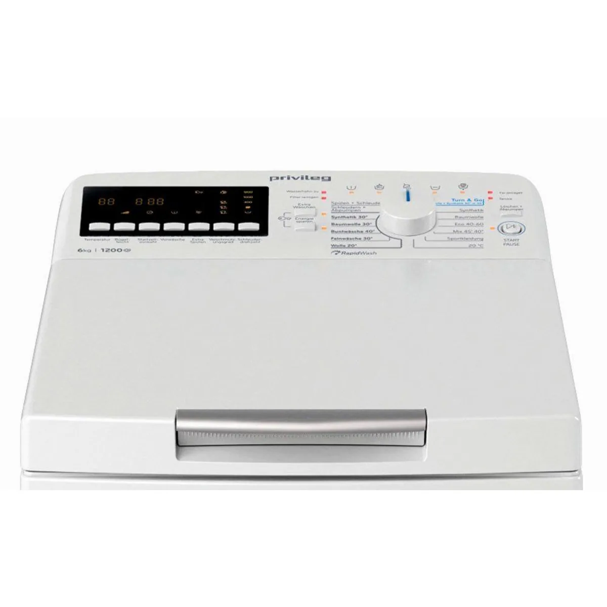 Privileg PWT A616P N Toplader, 6 kg, 1200 U/min, Energieeffizienzklasse A 5