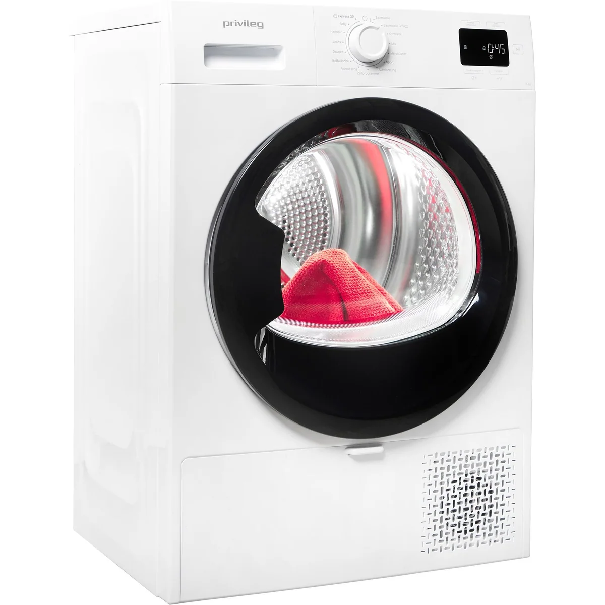 Privileg PT 840D W Wärmepumpentrockner, Knitterschutz, Energieeffizienzklasse A++