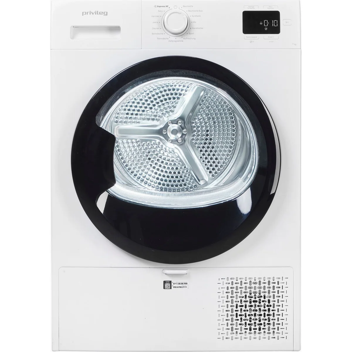 Privileg PD 7D WMB Wärmepumpentrockner, Knitterschutz und energieeffizienter Betrieb 3