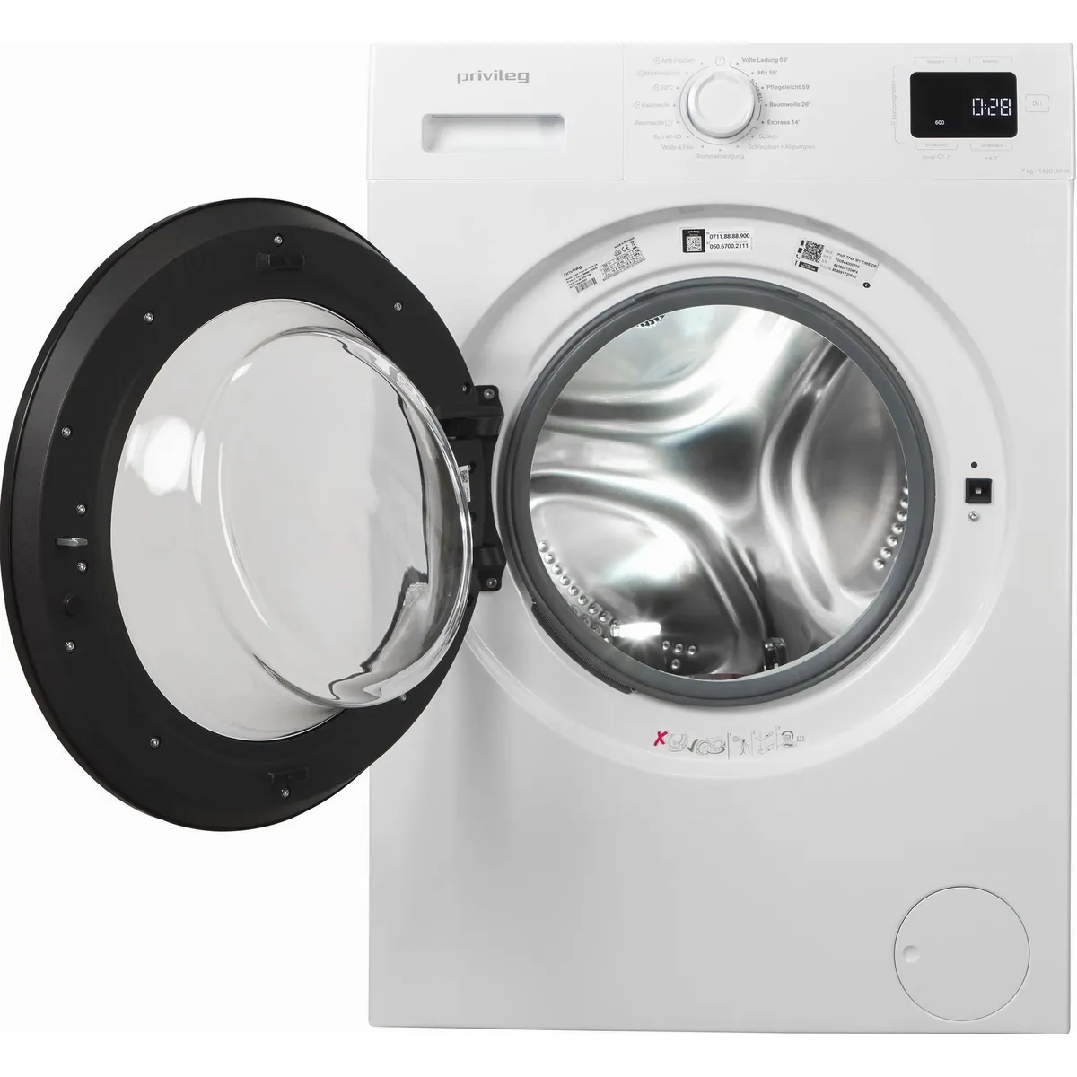 Privileg PWF 774A MY TIME DE, 7 kg, 1400 U/min, energieeffizient und leise 2