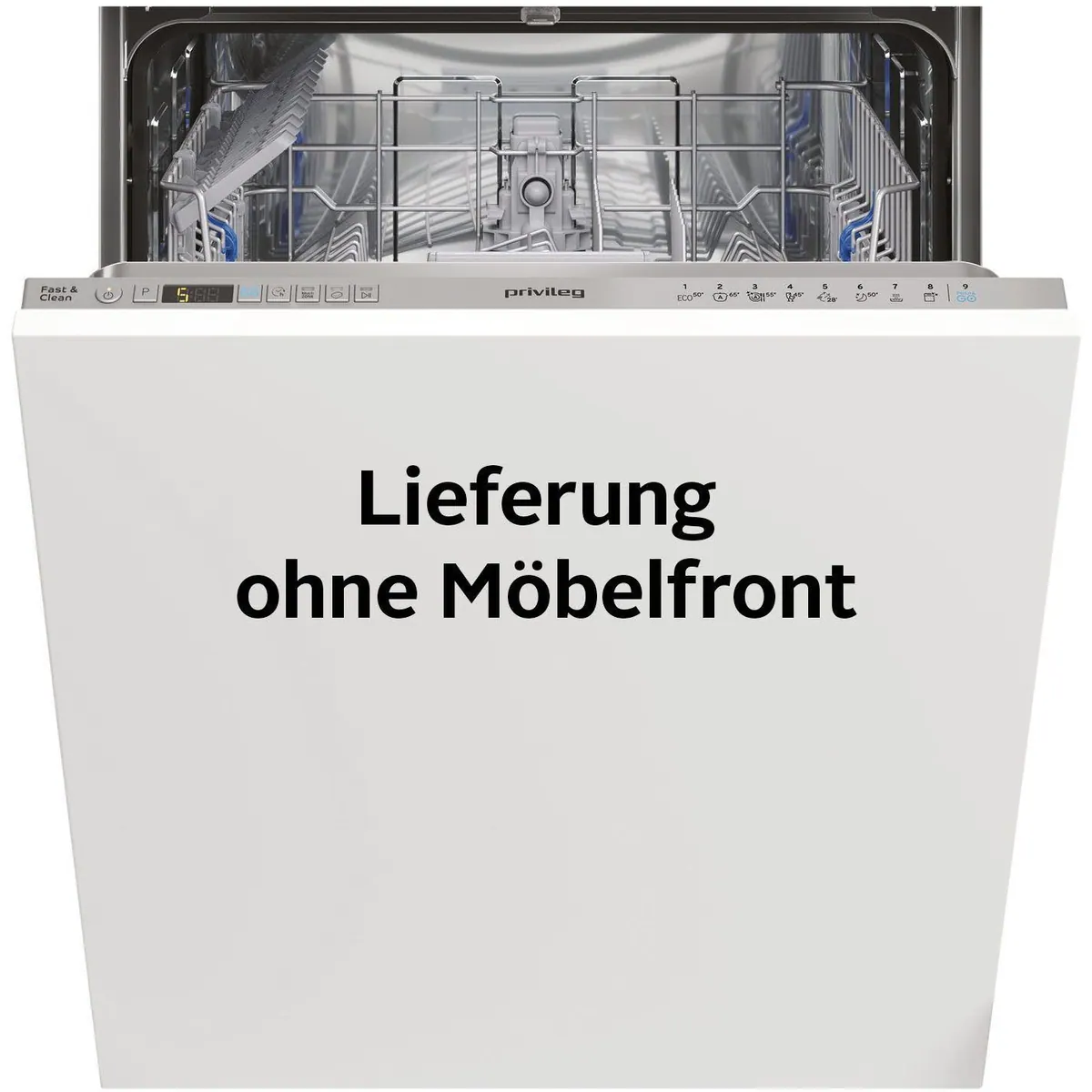 Privileg RIO 2T131 A FE S Geschirrspüler, 14 Maßgedecke, Fast&Clean 28’