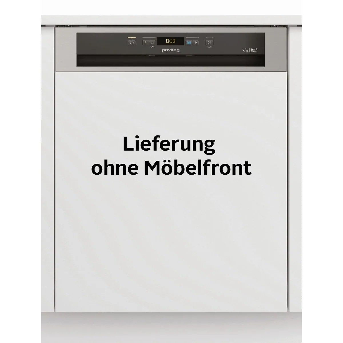 Privileg RBO 2T131 A F S, 14 Maßgedecke, Fast&Clean 28’ – effizientes Spülen