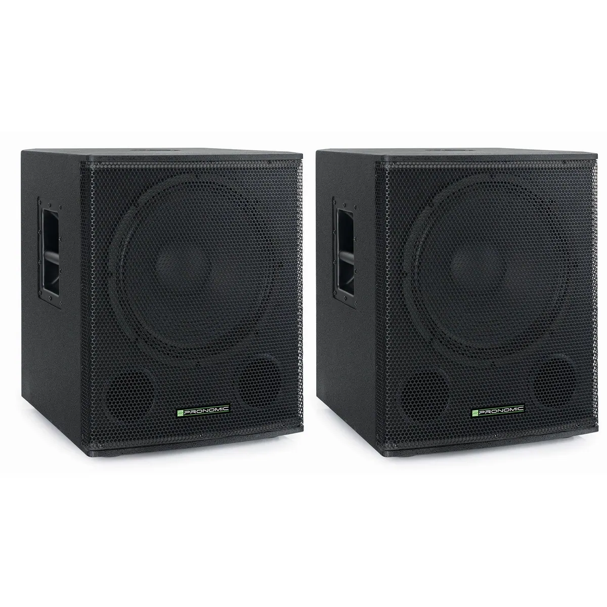 Pronomic SA-18 SUB Aktiv Subwoofer, kraftvoller 18" Speaker, 350 W Leistung