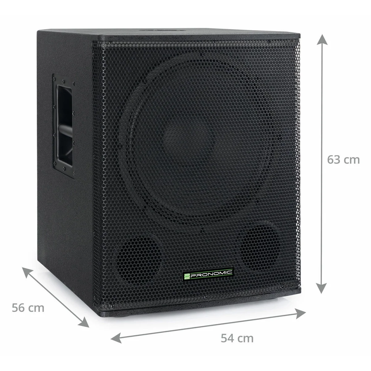 Pronomic SA-18 SUB Aktiv Subwoofer, kraftvoller 18" Speaker, 350 W Leistung 4