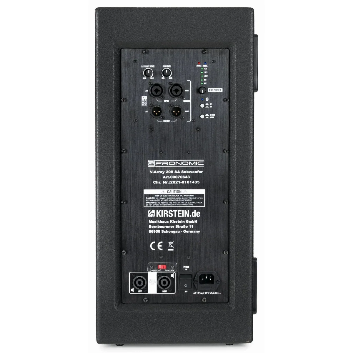 Pronomic V-Array Compact-Wide Set, 640 W RMS, breites Stereobild 3
