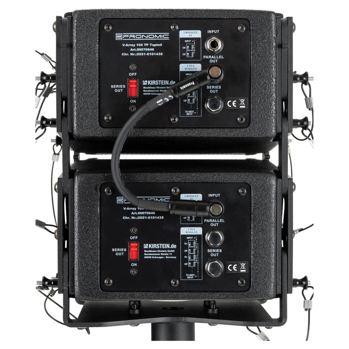 Pronomic V-Array Compact-Wide Set, 640 W RMS, breites Stereobild 4