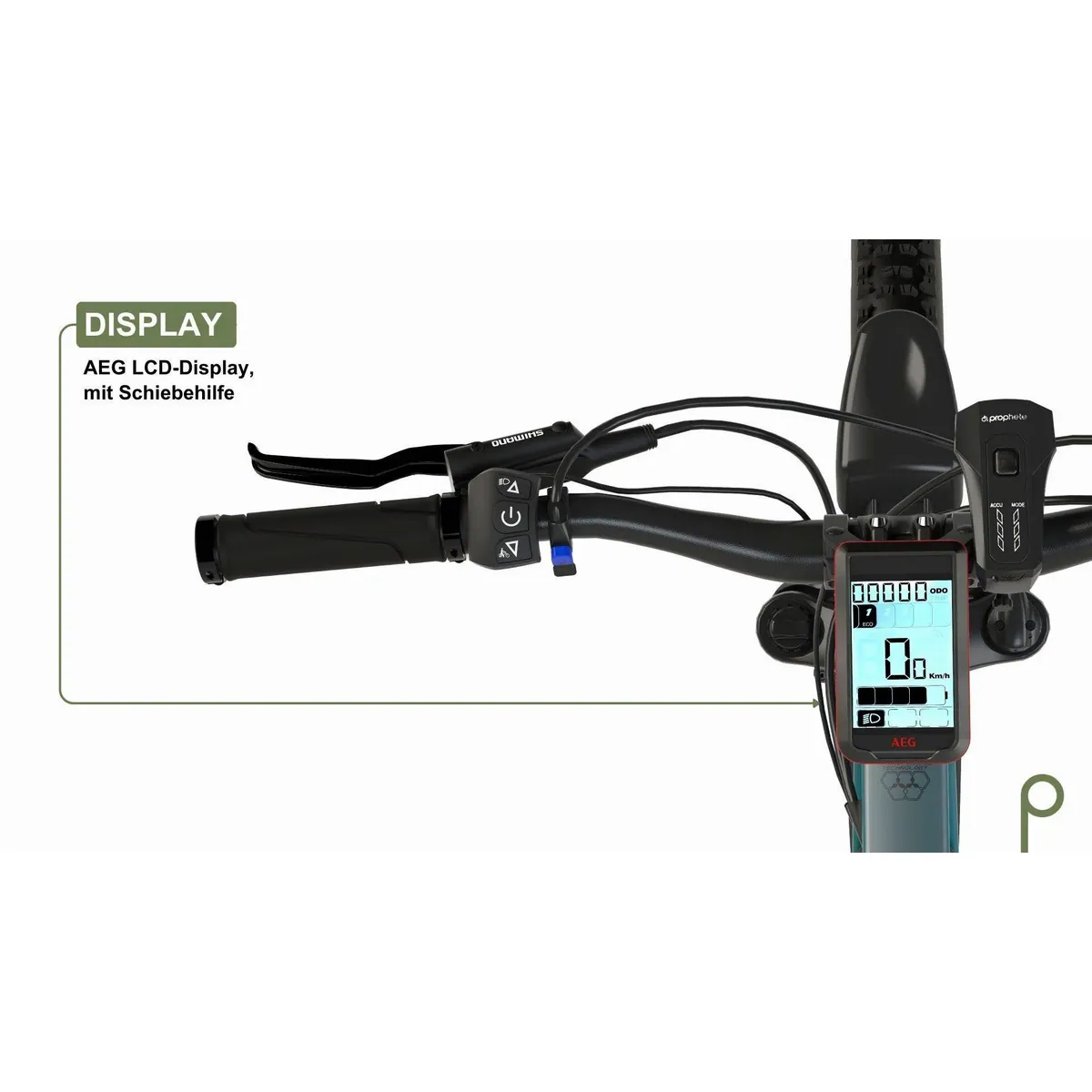 Prophete E-Bike Graveler, 9-Gang Shimano Alivio, 499 Wh Akku — robust, vielseitig, komfortabel 2