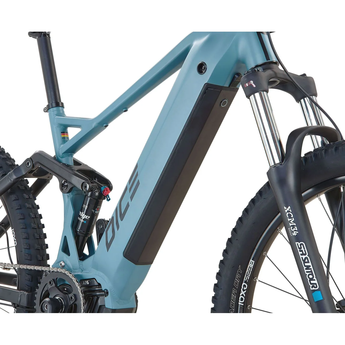 Prophete Dice 4.0 E-Mountainbike, 10-Gang Shimano Cues, Mittelmotor 250W, 480 Wh Akku 4