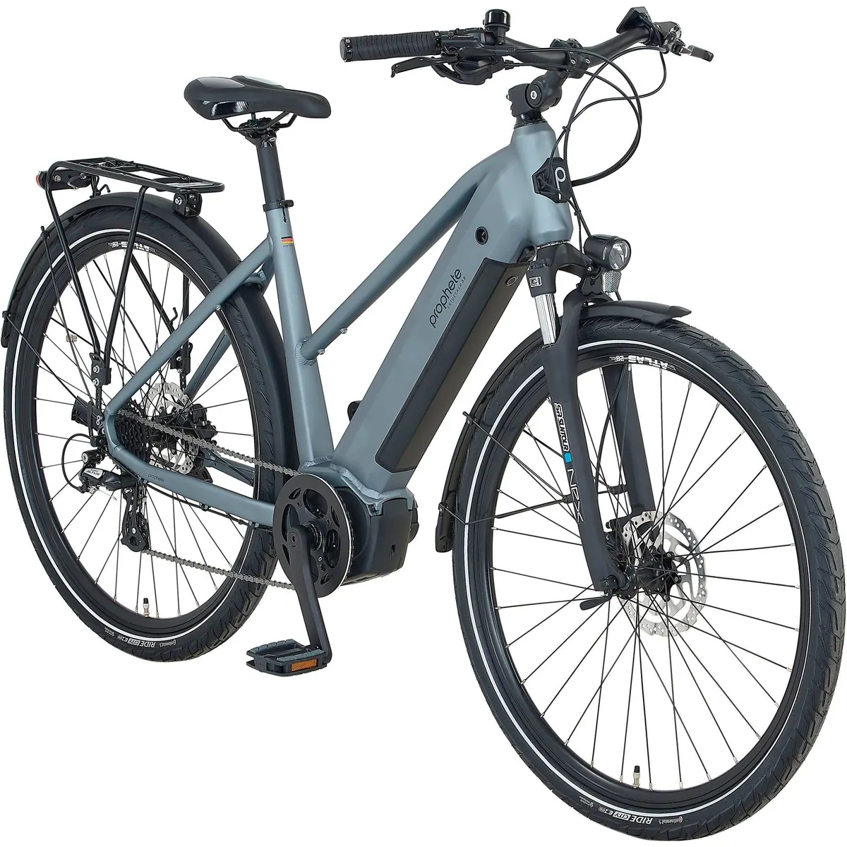 Prophete E-Bike Trekkingrad Entdecker 3.8, 8 Gang Shimano Altus, 540 Wh Akku, Mittelmotor 2