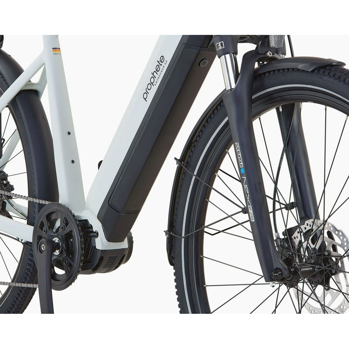 Prophete Entdecker 5.0 E-Bike, 250 W Mittelmotor, 10-Gang Shimano Deore, 800 Wh Akku 5