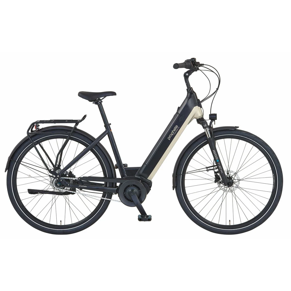 Prophete E-Bike Cityrad Geniesser 3.8, 7 Gang Shimano Nexus, leistungsstarker Mittelmotor