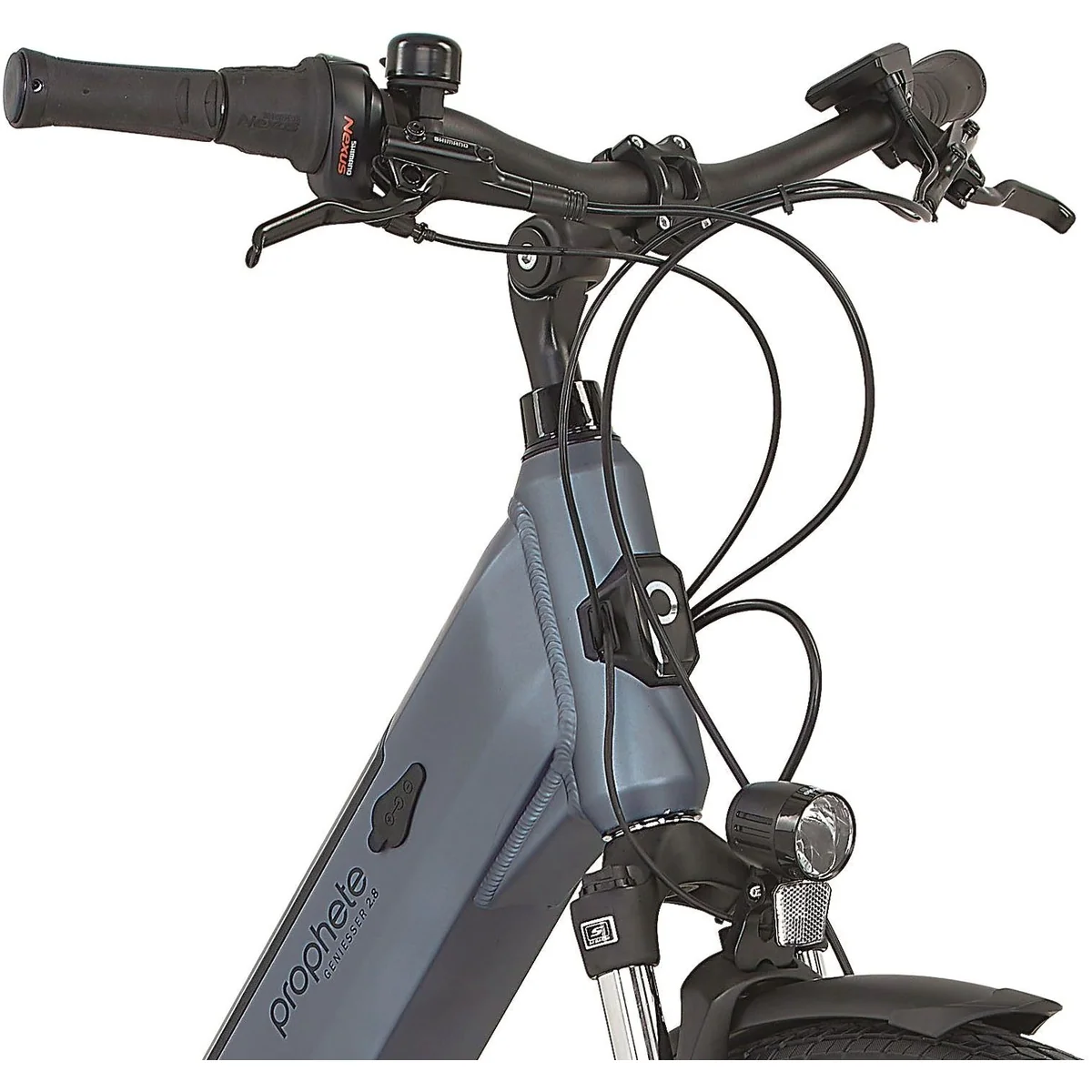 Prophete Geniesser 2.8 E-Bike, 250 W Frontmotor, 7-Gang Nabenschaltung — Komfort, Reichweite, Sicherheit 3