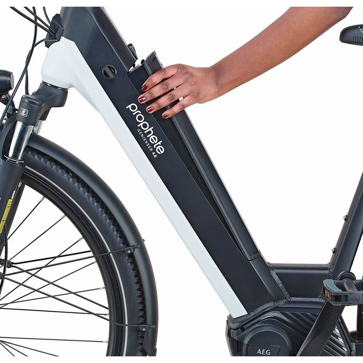 Prophete Geniesser 4.8 E-Bike, 7-Gang Shimano Nexus, 540 Wh Akku, Mittelmotor — Langlebig und leistungsstark 5