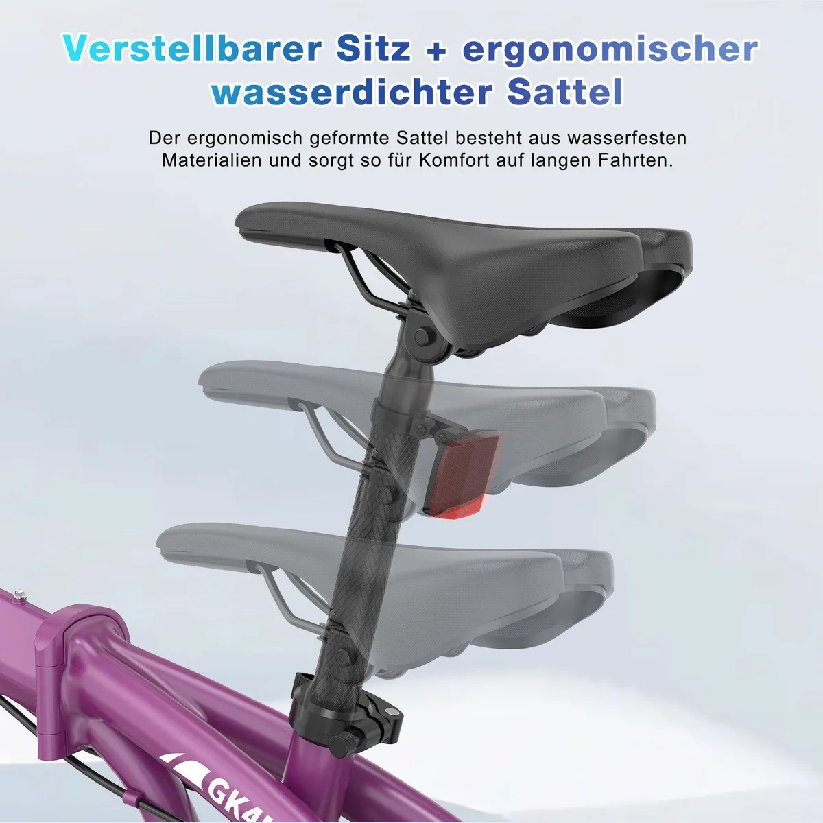RCB GK4 Faltrad, doppelt faltbar, 20 Zoll, 7-Gang-Schaltung — ideal für Pendler 5