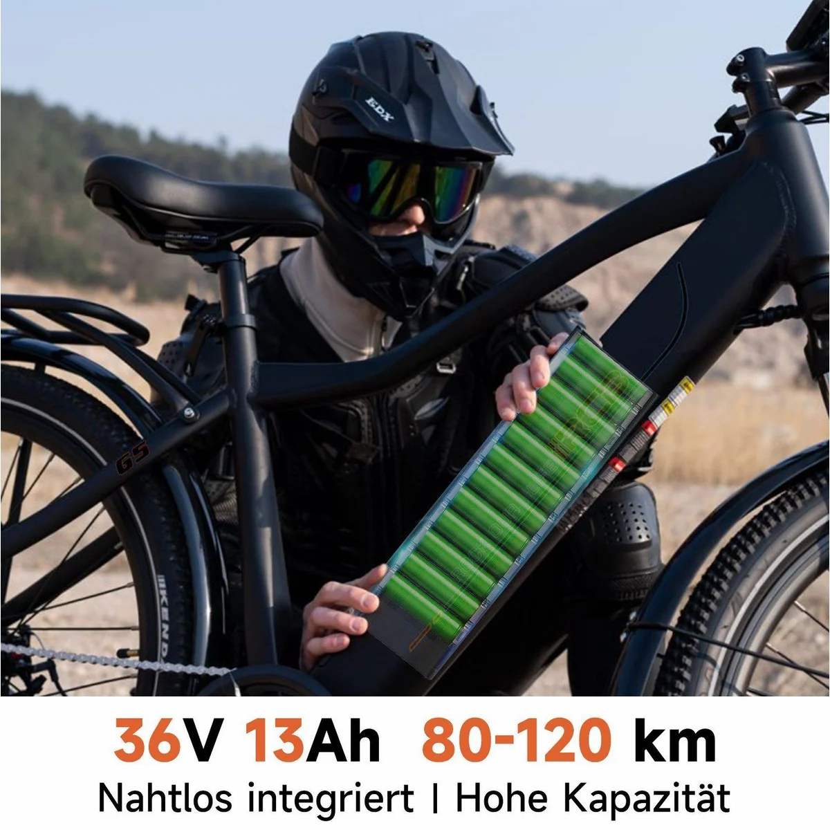 RCB E-Bike Pedelec G5, 468 Wh Akku, 7-Gang-Schaltung, kraftvoller Motor 2