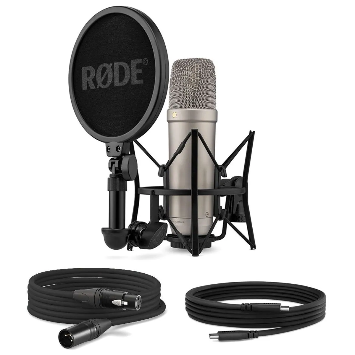 RØDE NT1 5th Generation Mikrofon, Dual-Connect, integrierte Effekte, extrem niedriges Eigenrauschen