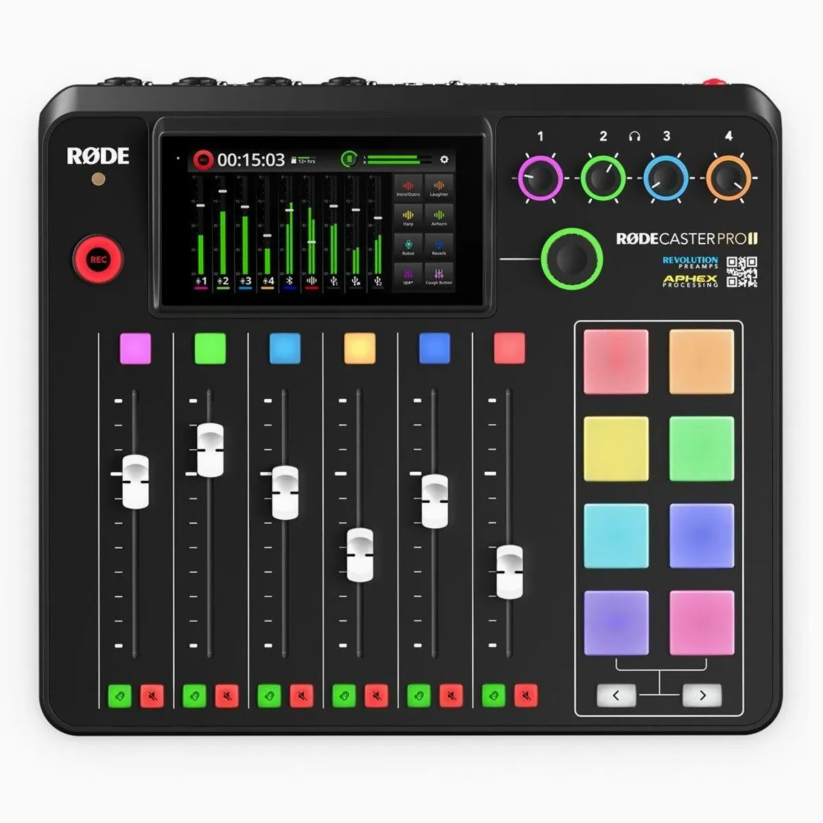 RØDE Rodecaster Pro II, digitale Podcast-Station mit Podmic und XLR-Kabel 2