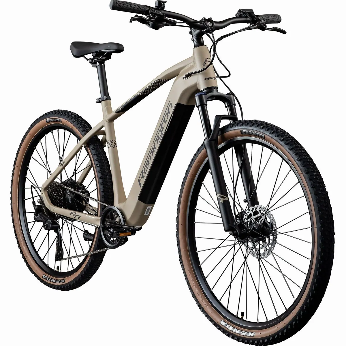 Remington XR01 E-Bike Mountainbike, 10 Gänge, 550 Wh Akku, Hydraulische Scheibenbremsen