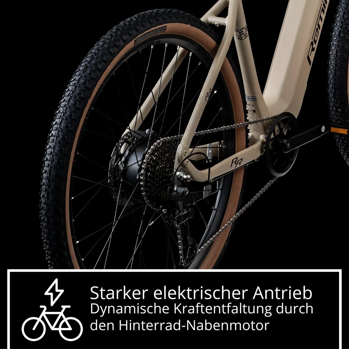 Remington XR01 E-Bike Mountainbike, 10 Gänge, 550 Wh Akku, Hydraulische Scheibenbremsen 5