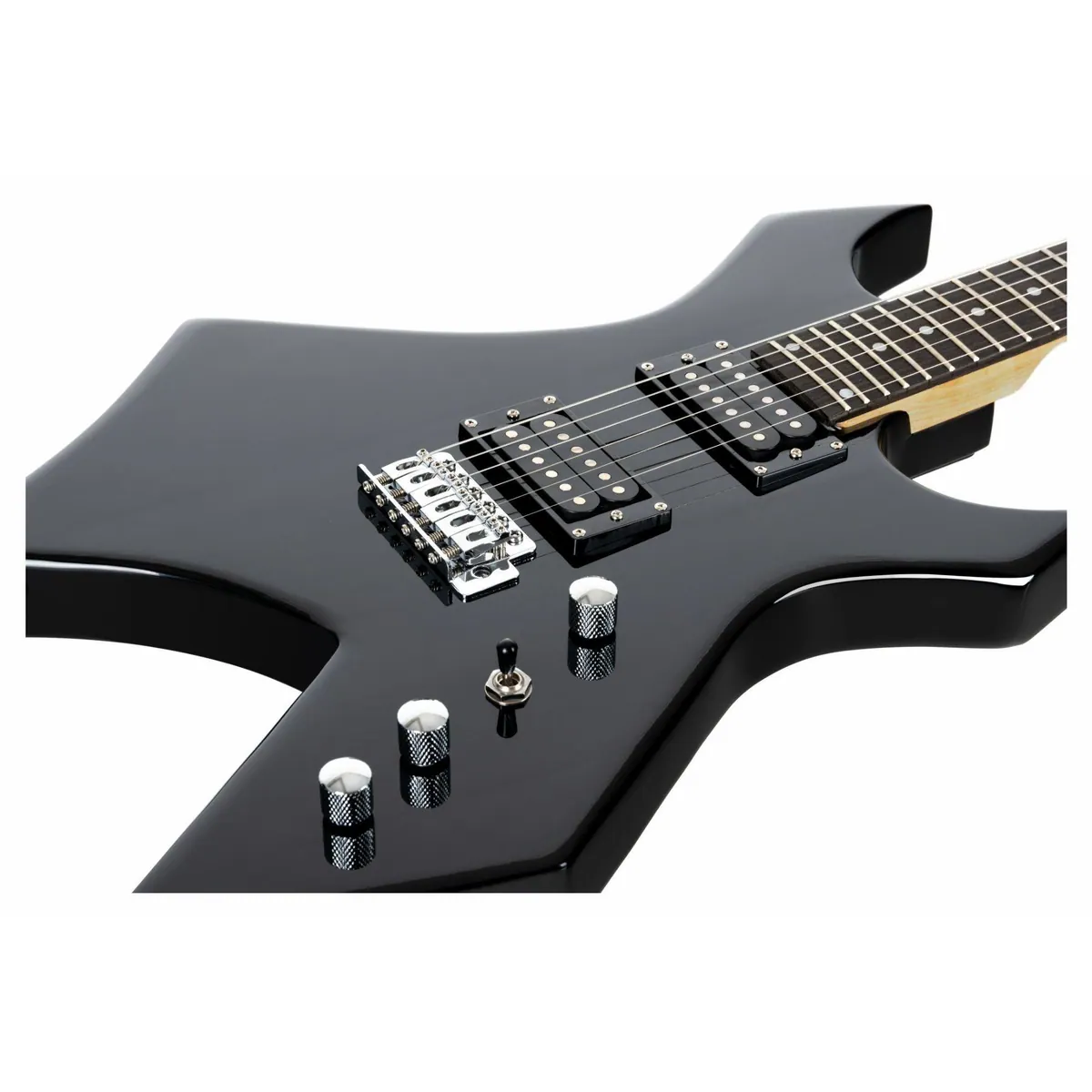 Rocktile E-Gitarre Warhead, Heavy-Style, 2 Humbucker Tonabnehmer — exzellente Verarbeitung, kraftvoller Sound, attraktives Design 3