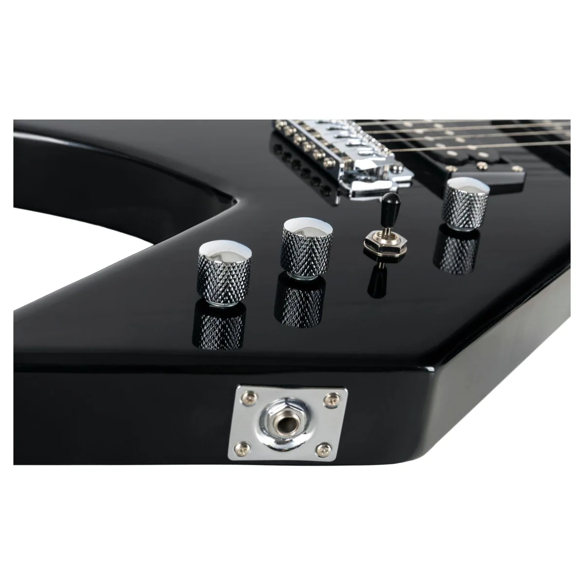 Rocktile E-Gitarre Warhead, Heavy-Style, 2 Humbucker Tonabnehmer — exzellente Verarbeitung, kraftvoller Sound, attraktives Design 5