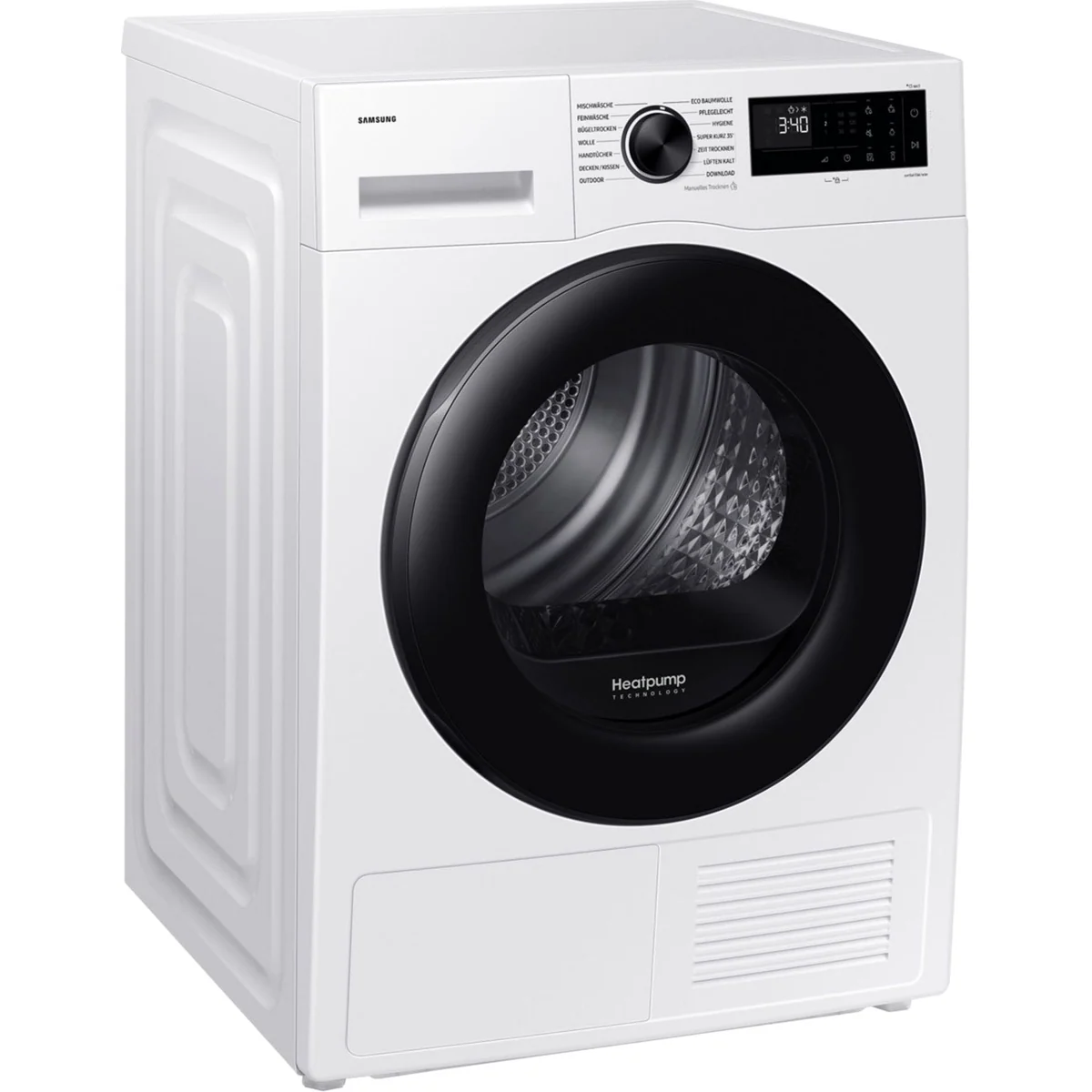 Samsung DV5000D Wärmepumpentrockner, Optimal Dry Technologie, intelligente Sensorsteuerung