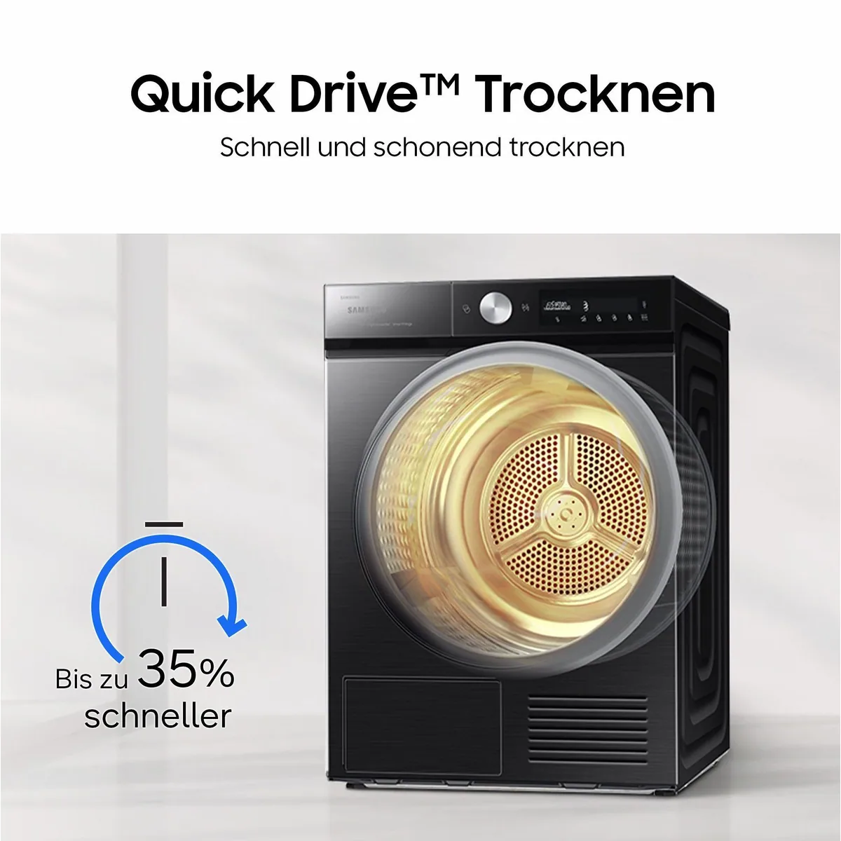 Samsung DV90DB7845GBU2 Wärmepumpentrockner, QuickDrive Option, energieeffizient 3