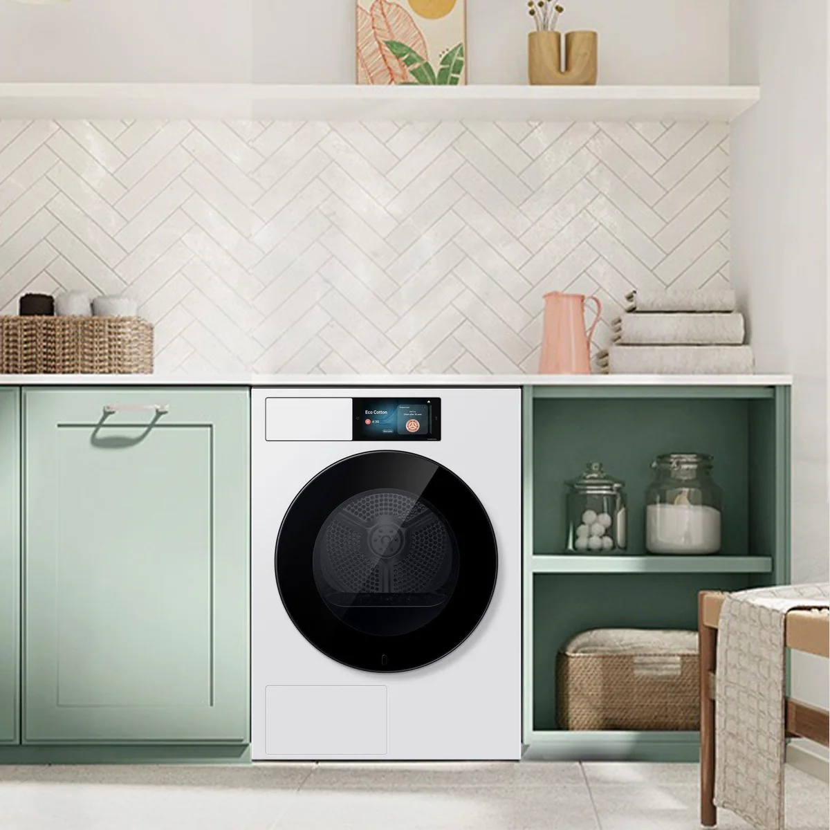 Samsung DV90F09F4W Wärmepumpentrockner, energieeffizient, leise, benutzerfreundlich 2