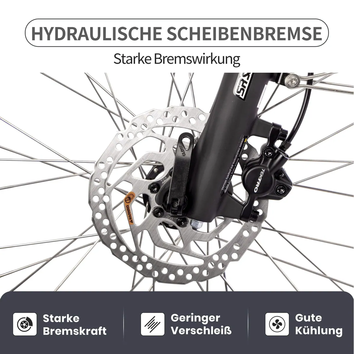 SAXXX E-Bike Trekkingrad 28 Zoll, 540Wh Akku, hydraulische Scheibenbremsen, 10-Gang SHIMANO Deore 5