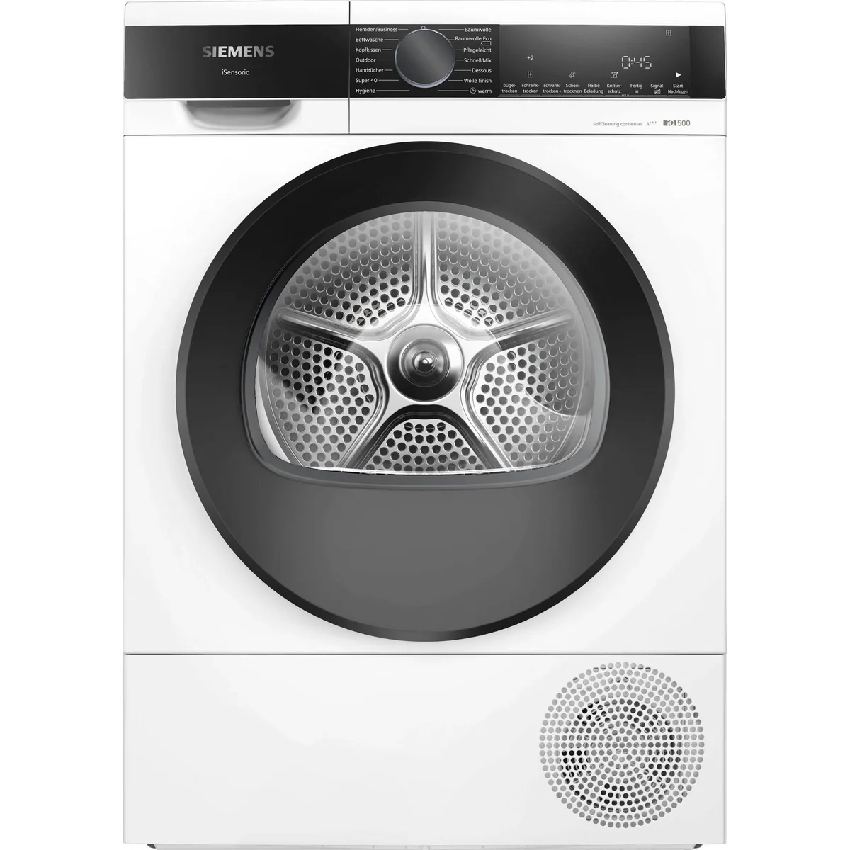 SIEMENS Wärmepumpentrockner WQ35G2D00, energieeffizient, selbstreinigender Kondensator, 8 kg Fassungsvermögen
