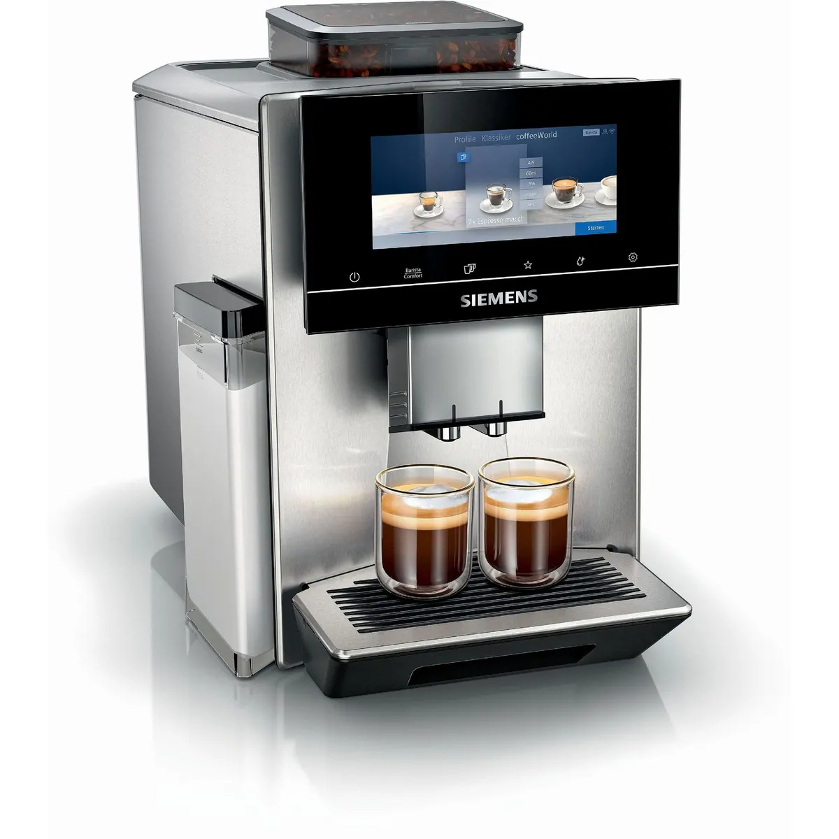 SIEMENS EQ900 TQ903D43 Kaffeevollautomat, edelstahl, intuitives TFT-Display, App-Steuerung 2