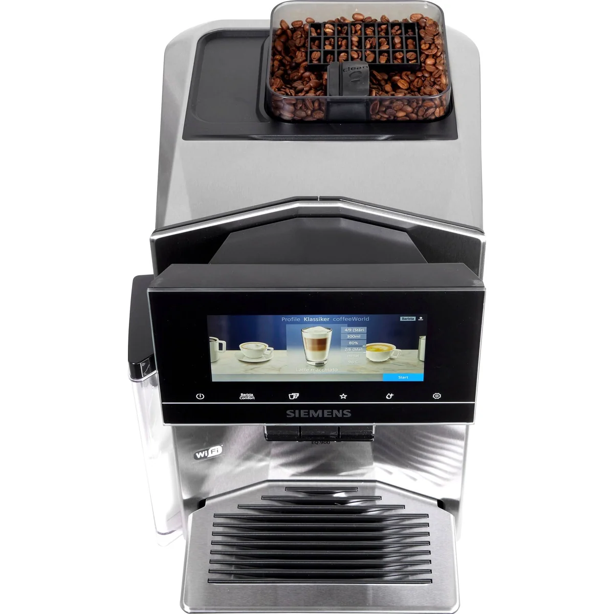 SIEMENS EQ900 TQ903D43 Kaffeevollautomat, edelstahl, intuitives TFT-Display, App-Steuerung 5