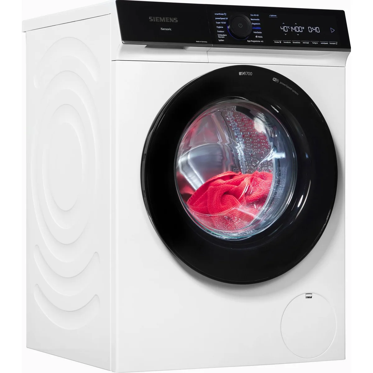 SIEMENS iQ700 WG44B20Z0 Waschmaschine, 9 kg, 1400 U/min, effiziente Funktionen