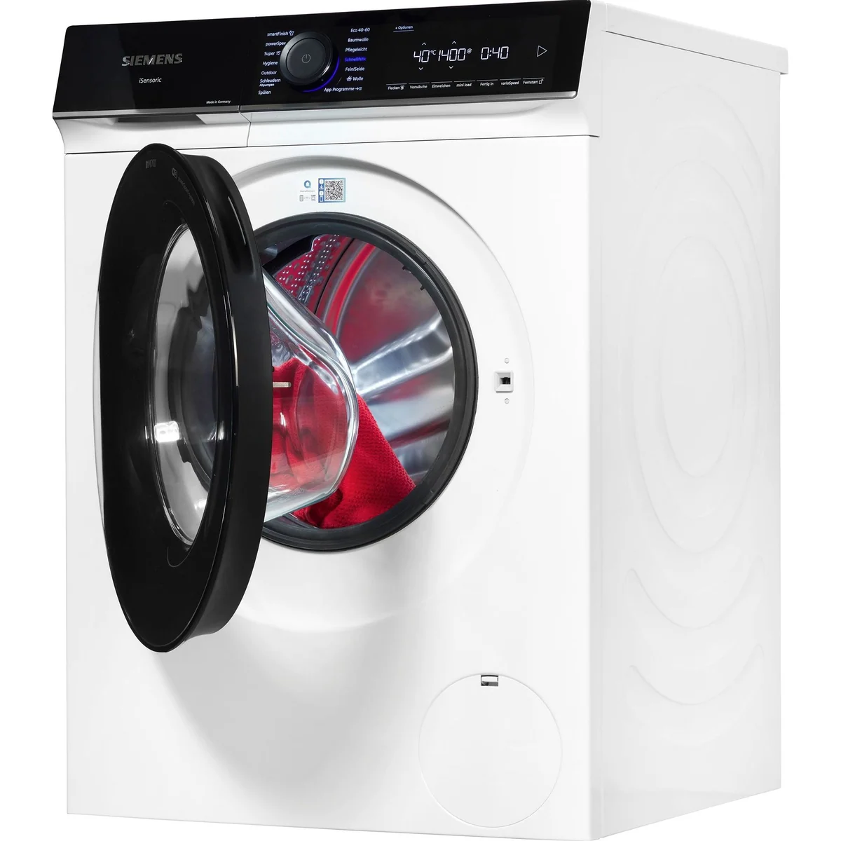 SIEMENS iQ700 WG44B20Z0 Waschmaschine, 9 kg, 1400 U/min, effiziente Funktionen 2