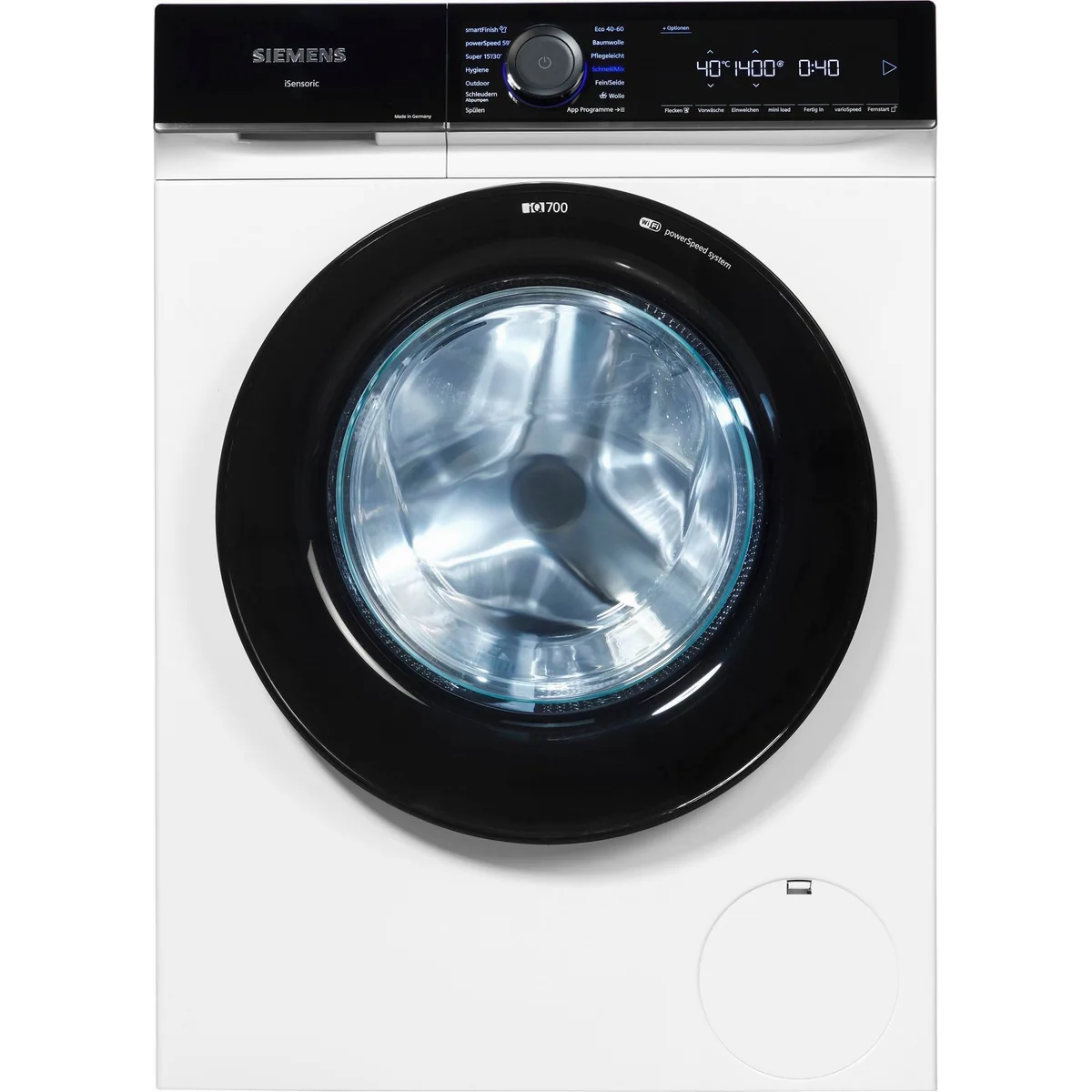 SIEMENS iQ700 WG44B20Z0 Waschmaschine, 9 kg, 1400 U/min, effiziente Funktionen 3