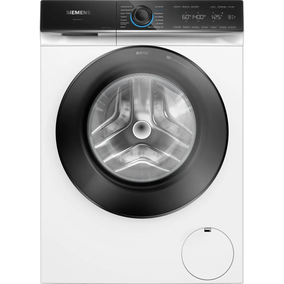 SIEMENS iQ700 WG44B20Z0 Waschmaschine, 9 kg, 1400 U/min, effiziente Funktionen 4