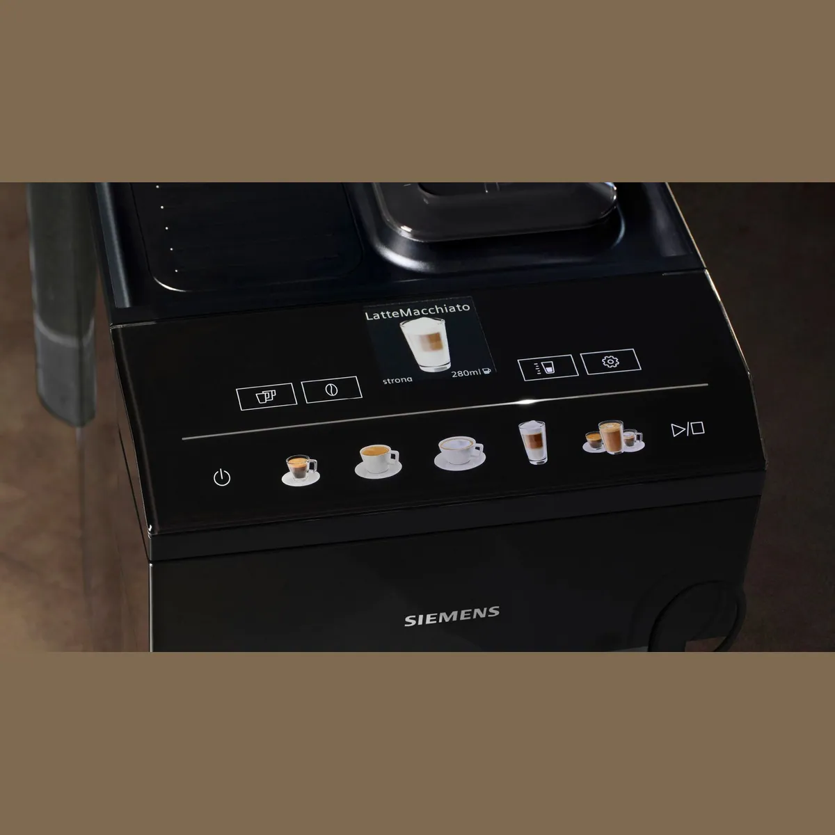 SIEMENS EQ500 Kaffeevollautomat, intuitive Bedienung, hohe Kaffeevielfalt — schwarz 3